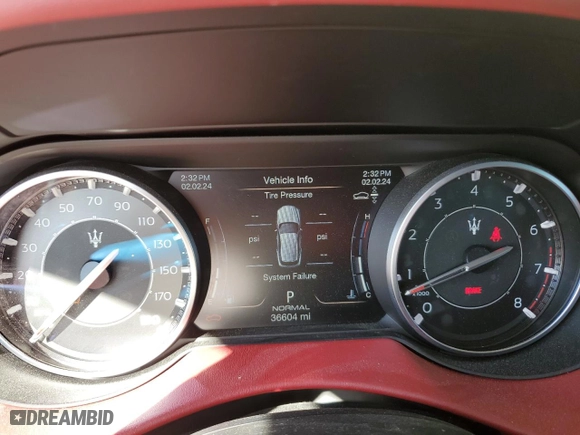 2021 Maserati Levante S with VIN ZN661YUA5MX377539, listed as a Copart auction lot 40783994 with 36,604 mi miles. Bid and sale history available at carsss.com. Image 9.
