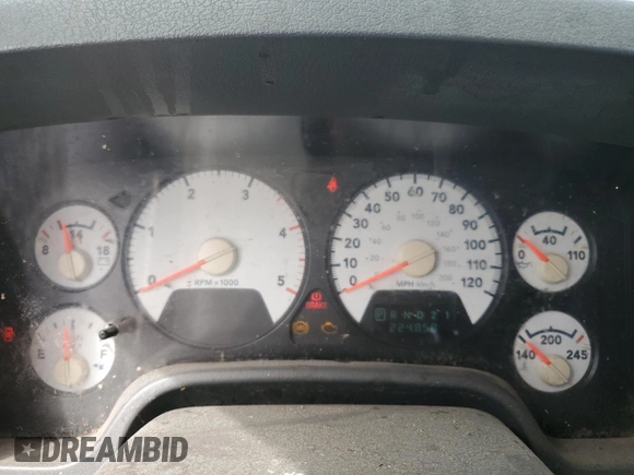 2006 Dodge Ram 2500 SLT with VIN 3D7KR29C36G200064, listed as a Copart auction lot 49287185 with 224,858 mi miles and Salvage Title. Bid and sale history available at carsss.com. Image 9.