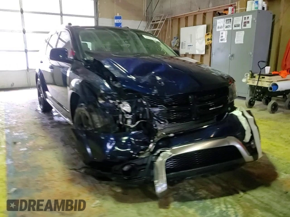 2019 Dodge Journey Crossroad with VIN 3C4PDCGB6KT708223, listed as a Copart auction lot 84447404 with 113,197 mi miles and Salvage Title. Bid and sale history available at DreamBid. Image 12.