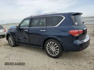 2015 Infiniti QX80 with VIN JN8AZ2NE7F9081484, listed as a Copart auction lot 57879025 with 198,737 mi miles and Non repairable. Bid and sale history available at DreamBid. Image 2.