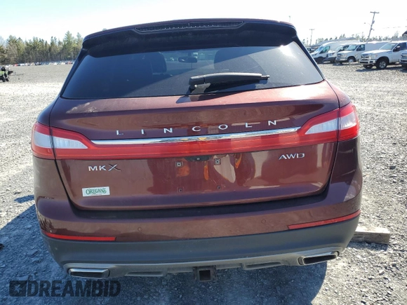 2016 Lincoln MKX Select z VIN 2LMTJ8KRXGBL72880, wystawiony jako Copart lot #56479595 z przebiegiem 187 629 mil mil oraz Nie do naprawy • Non repairable. Historia ofert i sprzedaży dostępna na DreamBid. Obrazek 6.