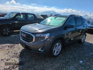 2019 GMC Terrain SLE with VIN 3GKALTEX4KL370851, listed as a Copart auction lot 46366275 with 126,581 mi miles and Salvage Title. Bid and sale history available at carsss.com. Image 1.