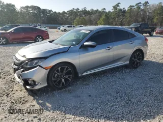 2019 Honda Civic Sedan Sport with VIN 2HGFC2F81KH603940, listed as a Copart auction lot 47773335 with 30,466 mi miles and Clean Title. Bid and sale history available at carsss.com. Image 1.