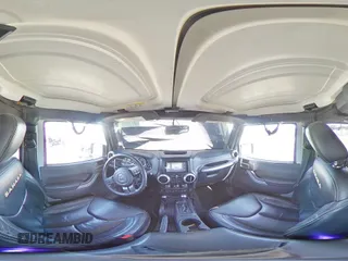 2014 Jeep Wrangler Unlimited Sahara with VIN 1C4HJWEG1EL126611, listed as a Copart auction lot 57169485 with 122,000 mi miles and Salvage title. Bid and sale history available at DreamBid. Image 15.