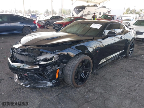 2018 Chevrolet Camaro 1SS with VIN 1G1FE1R75J0105077, listed as a IAAI auction lot 41467368 with 79,625 mi miles. Bid and sale history available at carsss.com. Image 17.