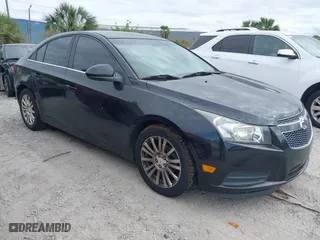 2014 Chevrolet Cruze ECO with VIN 1G1PH5SB1E7213677, listed as a IAAI auction lot 41205011 with 89,195 mi miles. Bid and sale history available at carsss.com. Image 1.