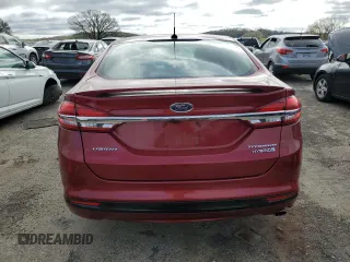 2018 Ford Fusion Hybrid Titanium with VIN 3FA6P0RU6JR177624, listed as a Copart auction lot 54309355 with 105,299 mi miles and Clean Title. Bid and sale history available at carsss.com. Image 6.