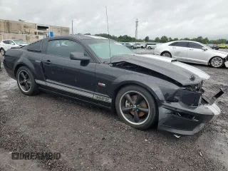 2007 Ford Mustang GT Deluxe with VIN 1ZVHT82H075356342, listed as a Copart auction lot 66932034 with 38,367 mi miles and Salvage Title. Bid and sale history available at carsss.com. Image 4.