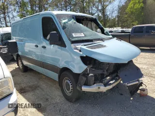2021 Mercedes-Benz Sprinter Cargo with VIN W1Y4EBHY9MT073313, listed as a Copart auction lot 48922285 with Not Provided miles and Salvage Title. Bid and sale history available at carsss.com. Image 4.