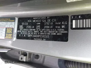 2023 Kia Forte LXS z VIN 3KPF24AD8PE595503, wystawiony jako IAAI lot #41429559 z przebiegiem 43 630 mil mil oraz . Historia ofert i sprzedaży dostępna na DreamBid. Obrazek 9.