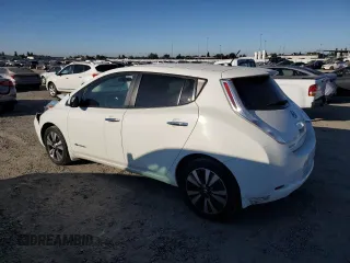 2017 Nissan LEAF SL with VIN 1N4BZ0CP4HC304763, listed as a Copart auction lot 73231214 with 80,287 mi miles and Salvage Title. Bid and sale history available at carsss.com. Image 2.