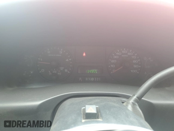 2005 Ford F-250 XL with VIN 1FTSX21P15EA76932, listed as a Copart auction lot 52053355 with 134,955 mi miles and Salvage title. Bid and sale history available at DreamBid. Image 9.