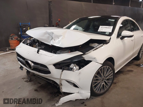 2020 Mercedes-Benz CLA 250 with VIN WDD5J4HB8LN077275, listed as a IAAI auction lot 42298602 with 45,918 mi miles and . Bid and sale history available at DreamBid. Image 6.