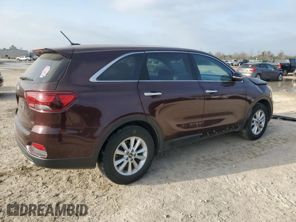 2020 Kia Sorento LX with VIN 5XYPG4A53LG622408, listed as a Copart auction lot 48819525 with 88,007 mi miles and Salvage Title. Bid and sale history available at DreamBid. Image 3.