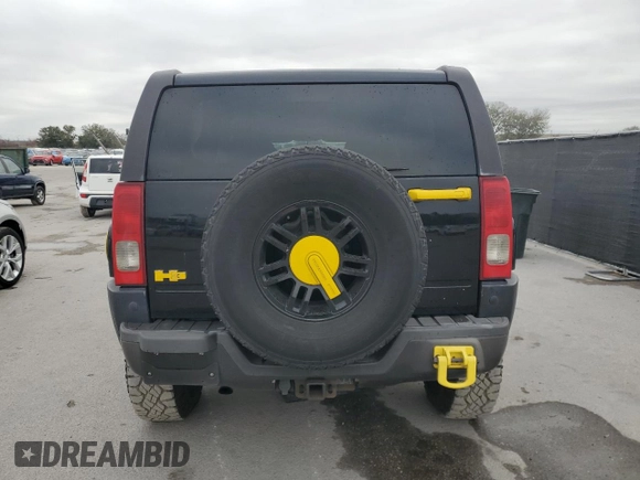 2007 Hummer H3 SUV with VIN 5GTDN13E478223985, listed as a Copart auction lot 88459295 with 215,840 mi miles and Clean Title. Bid and sale history available at DreamBid. Image 6.