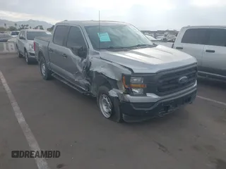 2023 Ford F-150 XL with VIN 1FTFW1ED9PFA89505, listed as a IAAI auction lot 41260198 with 56,805 mi miles. Bid and sale history available at carsss.com. Image 1.