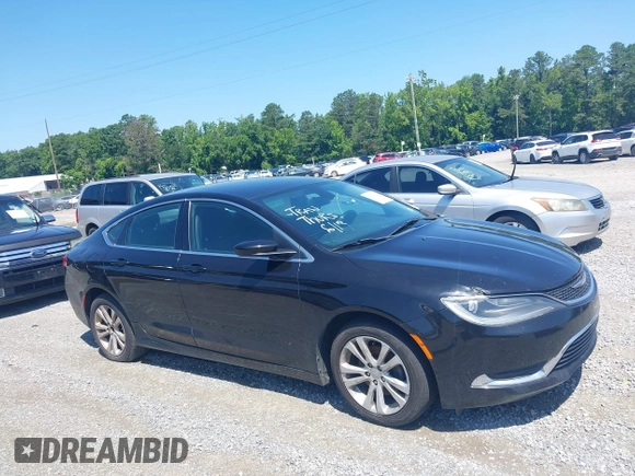2015 Chrysler 200 Limited with VIN 1C3CCCAB1FN611418, listed as a IAAI auction lot 42507860 with 168,625 mi miles and . Bid and sale history available at DreamBid. Image 13.