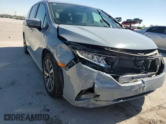 2024 Honda Odyssey Touring with VIN 5FNRL6H84RB001517, listed as a Copart auction lot 48306655 with 60,757 mi miles and Salvage Title. Bid and sale history available at carsss.com. Image 11.