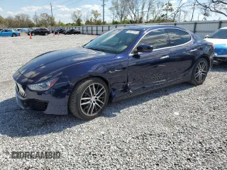 2019 Maserati Ghibli z VIN ZAM57XSA5K1328314, wystawiony jako Copart lot #46507055 z przebiegiem 51 928 mil mil oraz Szkody całkowita. Historia ofert i sprzedaży dostępna na DreamBid. Obrazek 1.
