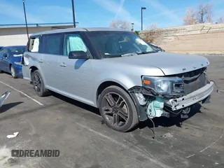 2014 Ford Flex SEL z VIN 2FMGK5C8XEBD45190, wystawiony jako IAAI lot #41685706 z przebiegiem 128 779 mil mil oraz . Historia ofert i sprzedaży dostępna na DreamBid. Obrazek 1.