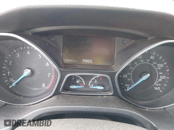 2016 Ford Focus SE with VIN 1FADP3F20GL338536, listed as a IAAI auction lot 41812805 with 130,943 mi miles. Bid and sale history available at carsss.com. Image 7.