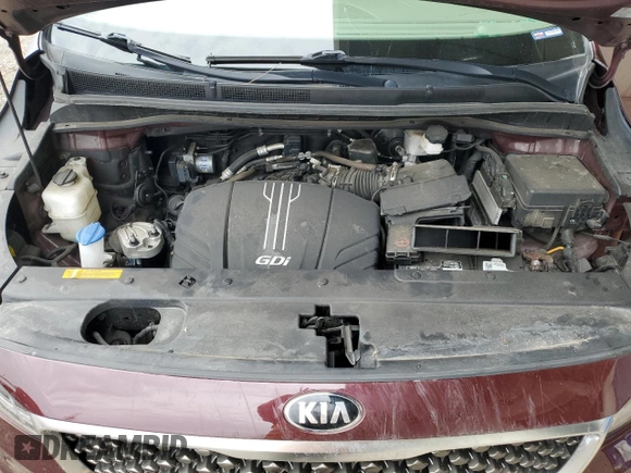 2017 Kia Sedona SX-L with VIN KNDME5C14H6279899, listed as a Copart auction lot 60642874 with 102,658 mi miles and Salvage Title. Bid and sale history available at carsss.com. Image 12.