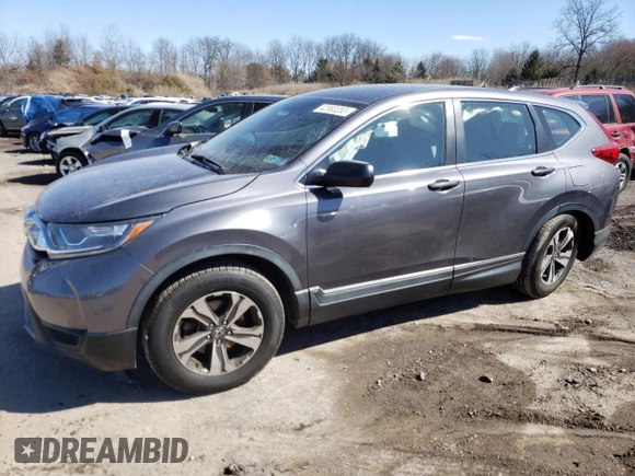 2017 Honda CR-V LX with VIN 2HKRW6H37HH222332, listed as a Copart auction lot 42993283 with 40,481 mi miles. Bid and sale history available at carsss.com. Image 1.
