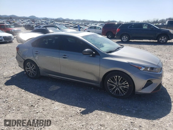 2023 Kia Forte GT-Line with VIN 3KPF54AD4PE628259, listed as a Copart auction lot 49410415 with 24,069 mi miles and Salvage Title. Bid and sale history available at carsss.com. Image 4.