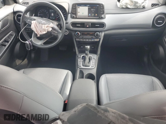 2019 Hyundai Kona Ultimate with VIN KM8K53A50KU218243, listed as a Copart auction lot 50928885 with 80,666 mi miles and Salvage Title. Bid and sale history available at DreamBid. Image 8.