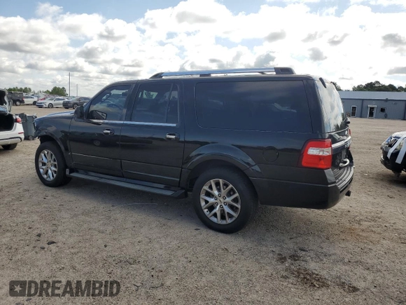 2017 Ford Expedition Max Limited with VIN 1FMJK2AT4HEA55161, listed as a Copart auction lot 62982615 with 153,249 mi miles and Salvage title. Bid and sale history available at DreamBid. Image 2.