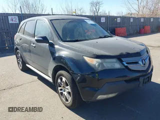 2007 Acura MDX Tech Pkg with VIN 2HNYD28357H519904, listed as a IAAI auction lot 41504879 with 1 mi miles. Bid and sale history available at carsss.com. Image 1.
