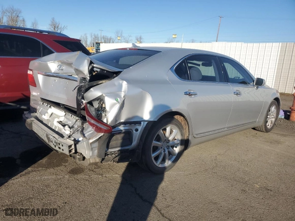 2009 Lexus LS 460 LWB with VIN JTHGL46FX95035992, listed as a Copart auction lot 46688365 with 109,763 mi miles and Salvage Title. Bid and sale history available at carsss.com. Image 3.