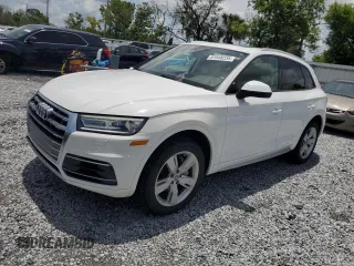 2018 Audi Q5 Premium with VIN WA1ANAFY9J2117732, listed as a Copart auction lot 61548235 with 76,152 mi miles and Clean title. Bid and sale history available at DreamBid. Image 1.