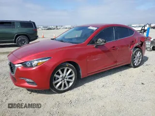 2017 Mazda 3 Touring with VIN 3MZBN1V79HM147090, listed as a Copart auction lot 63237425 with 56,890 mi miles and Salvage title. Bid and sale history available at DreamBid. Image 1.