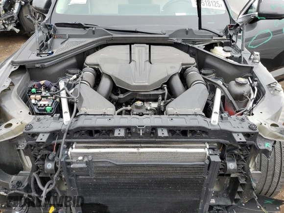 2022 Genesis GV80 with VIN KMUHCESC0NU083165, listed as a Copart auction lot 55518125 with Not provided miles and Salvage title. Bid and sale history available at DreamBid. Image 11.