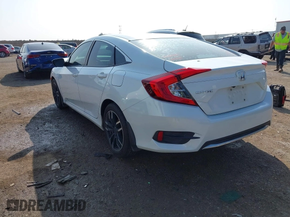 2020 Honda Civic LX z VIN 2HGFC2F68LH565560, wystawiony jako IAAI lot #41517853 z przebiegiem 96 832 mil mil oraz . Historia ofert i sprzedaży dostępna na DreamBid. Obrazek 3.