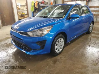 2021 Kia Rio S with VIN 3KPA25AD3ME402346, listed as a Copart auction lot 45883675 with 65,162 mi miles and Salvage Title. Bid and sale history available at DreamBid. Image 1.