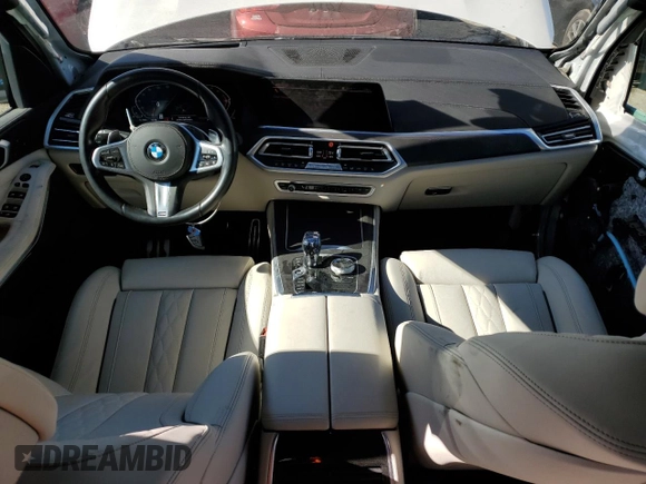 2022 BMW X5 sDrive40i with VIN 5UXCR4C01N9J97204, listed as a Copart auction lot 88157405 with 34,788 mi miles and Salvage Title. Bid and sale history available at carsss.com. Image 8.