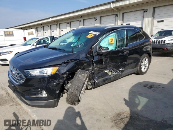 2019 Ford Edge SEL with VIN 2FMPK3J97KBB19684, listed as a Copart auction lot 57211945 with Not provided miles and Salvage title. Bid and sale history available at DreamBid. Image 1.