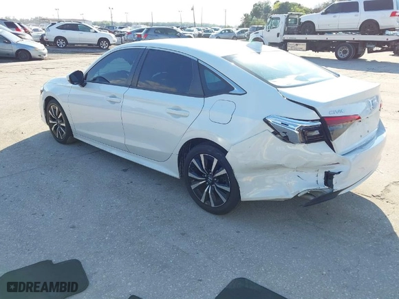 2022 Honda Civic Sedan EX with VIN 2HGFE1F7XNH319738, listed as a IAAI auction lot 41678876 with 37,974 mi miles. Bid and sale history available at carsss.com. Image 3.