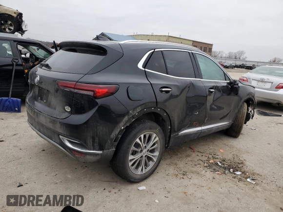 2023 Buick Envision Preferred with VIN LRBAZLR46PD055412, listed as a Copart auction lot 43463655 with 22,972 mi miles and Non Repairable. Bid and sale history available at carsss.com. Image 3.