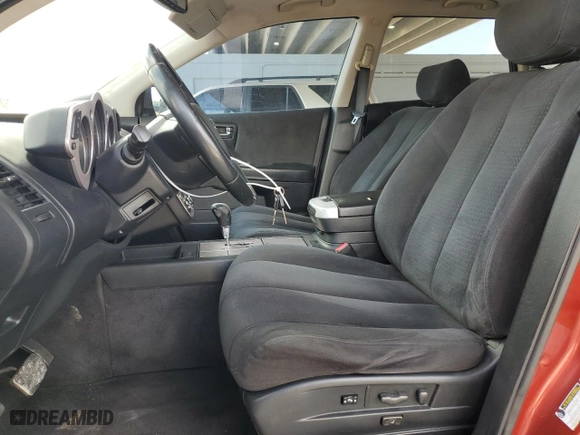 2007 Nissan Murano S with VIN JN8AZ08T67W511264, listed as a Copart auction lot 51065035 with 107,917 mi miles and Salvage Title. Bid and sale history available at carsss.com. Image 7.