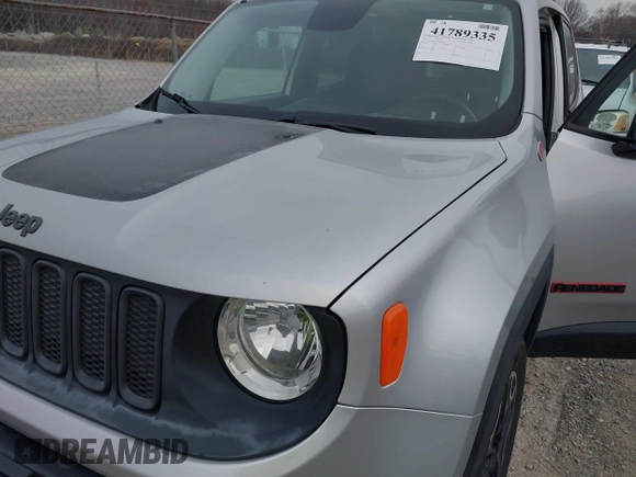 2015 Jeep Renegade Trailhawk with VIN ZACCJBCT7FPB16505, listed as a IAAI auction lot 41789335 with 63,416 mi miles and . Bid and sale history available at DreamBid. Image 6.