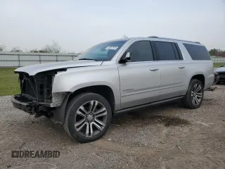 2019 GMC Yukon XL Denali with VIN 1GKS1HKJ1KR132018, listed as a Copart auction lot 49337035 with 73,216 mi miles and Salvage Title. Bid and sale history available at carsss.com. Image 1.