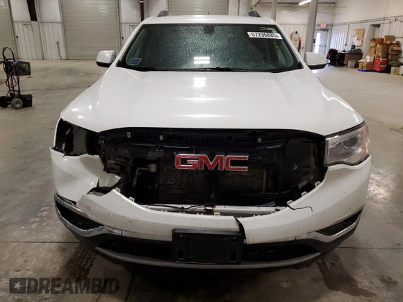 2018 GMC Acadia SLT z VIN 1GKKNULS1JZ128568, wystawiony jako Copart lot #57296885 z przebiegiem 154 476 mil mil oraz Szkoda całkowita • Salvage title. Historia ofert i sprzedaży dostępna na DreamBid. Obrazek 5.