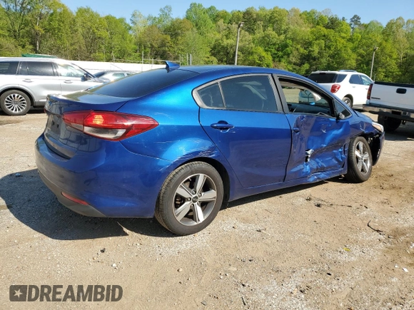 2018 Kia Forte LX with VIN 3KPFL4A70JE224222, listed as a Copart auction lot 52451295 with 108,845 mi miles and Salvage Title. Bid and sale history available at carsss.com. Image 3.