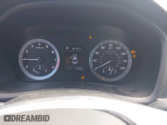 2019 Hyundai Sonata SE with VIN 5NPE24AF8KH755123, listed as a IAAI auction lot 40611551 with Not Provided miles and . Bid and sale history available at carsss.com. Image 7.