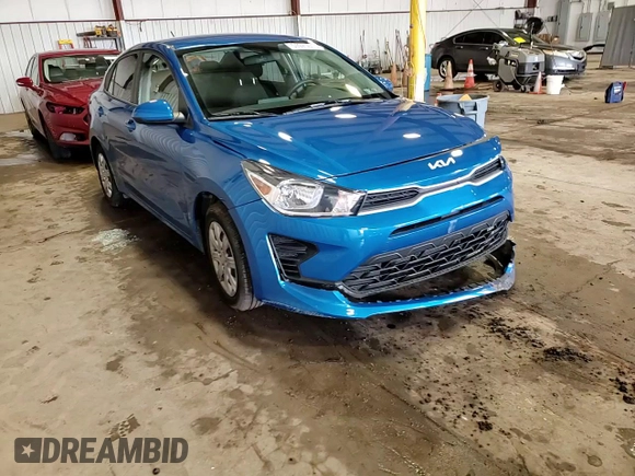 2022 Kia Rio S with VIN 3KPA24AD4NE452586, listed as a Copart auction lot 51971615 with 59,602 mi miles and Salvage Title. Bid and sale history available at carsss.com. Image 13.