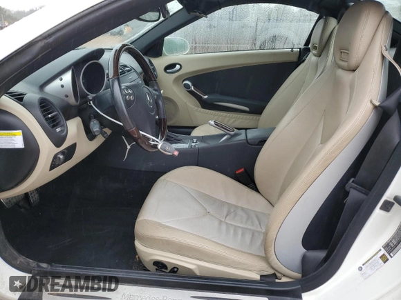 2008 Mercedes-Benz SLK-Class 3.0L with VIN WDBWK54F38F177231, listed as a Copart auction lot 79928324 with 109,471 mi miles and Salvage Title. Bid and sale history available at carsss.com. Image 7.