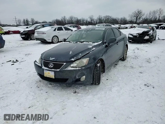 2006 Lexus IS 250 with VIN JTHCK262662003301, listed as a Copart auction lot 87390484 with Not Provided miles and Salvage Title. Bid and sale history available at DreamBid. Image 11.